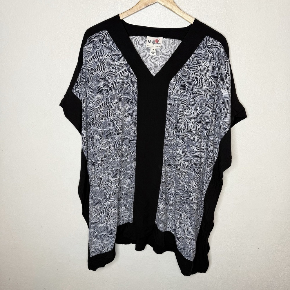 Reyn Spooner Black and White Swim Coverup